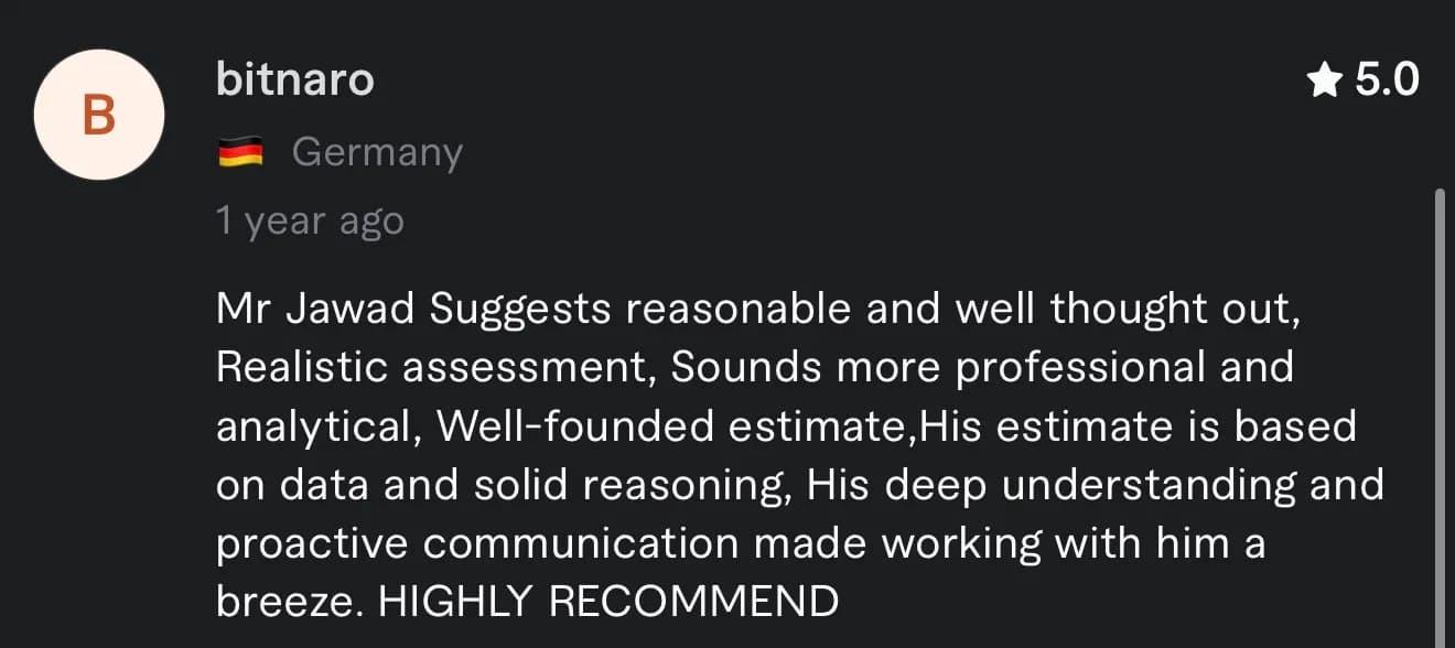 Client review from bitnaro