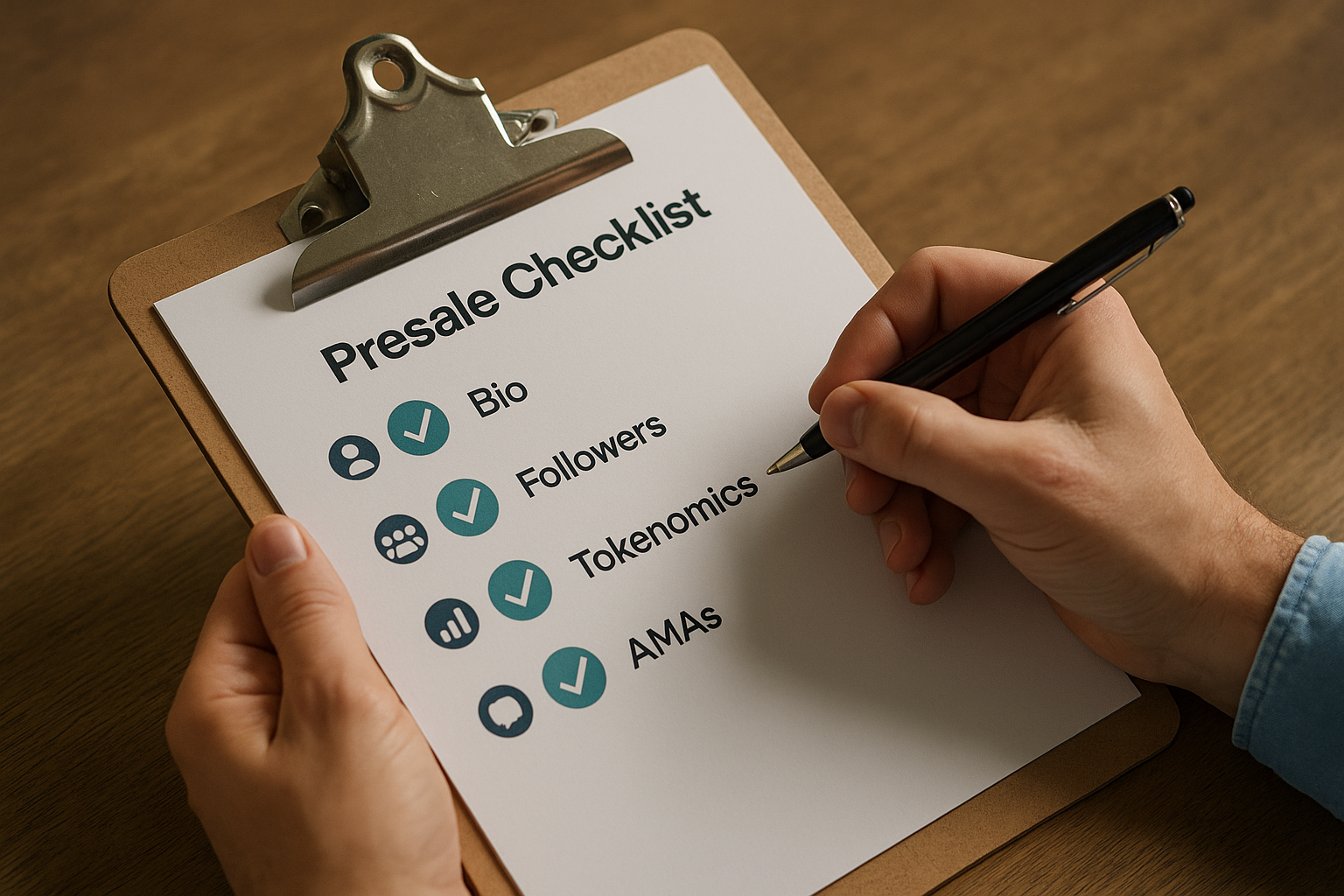 Presale Launch Checklist