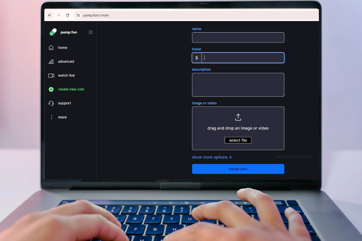Pump.fun Launch Interface