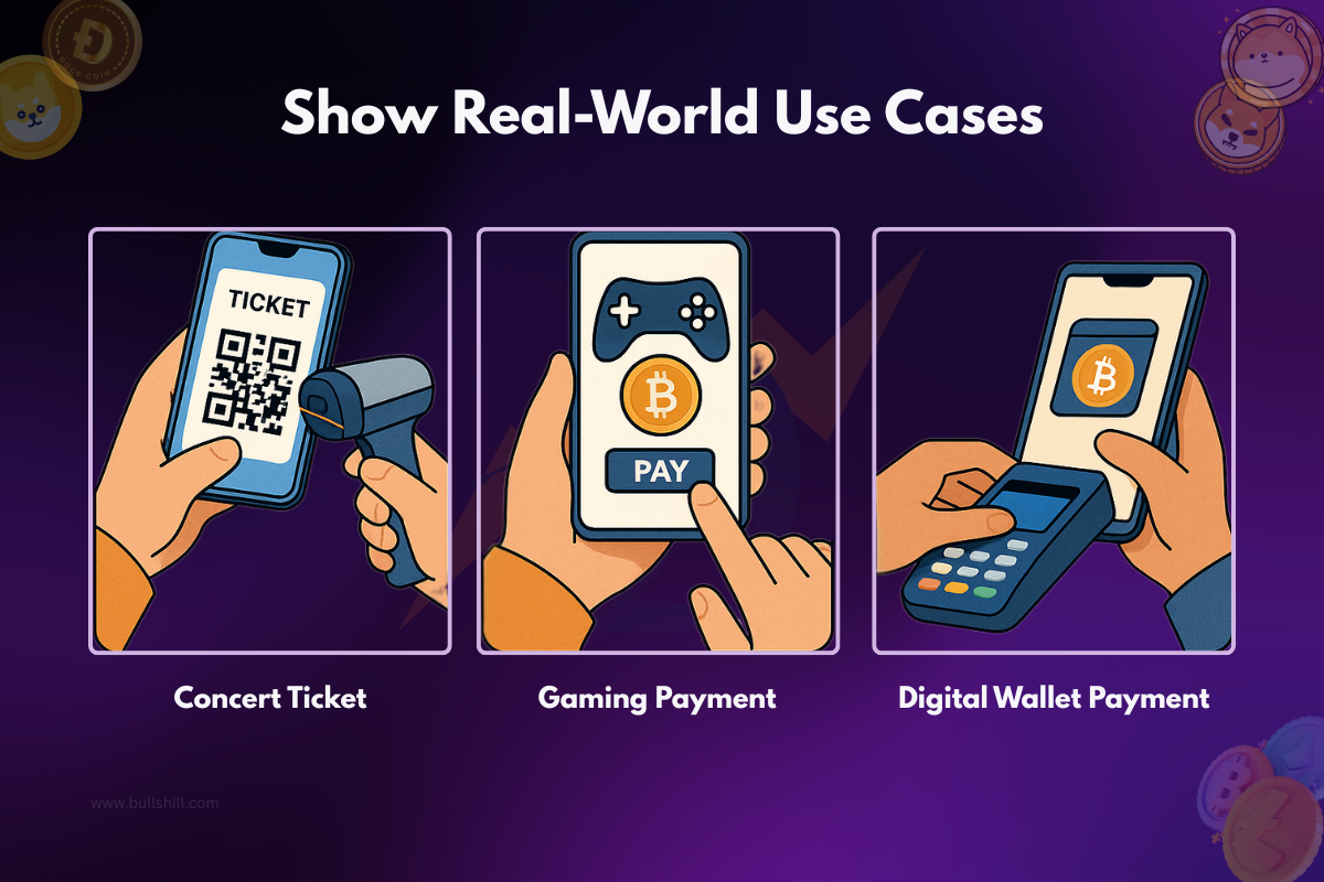 Using crypto for gaming, events, and real-world payments