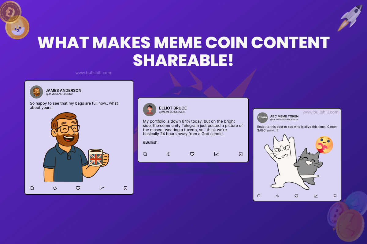 What Makes Meme Coin Content Shareable